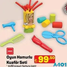 MGS OYUNCAK OYUN HAMURLU KUAFÖR SETİ indirimli fiyat MGS OYUNCAK OYUN HAMURLU KUAFÖR SETİ fiyat ve kampanya bilgisi